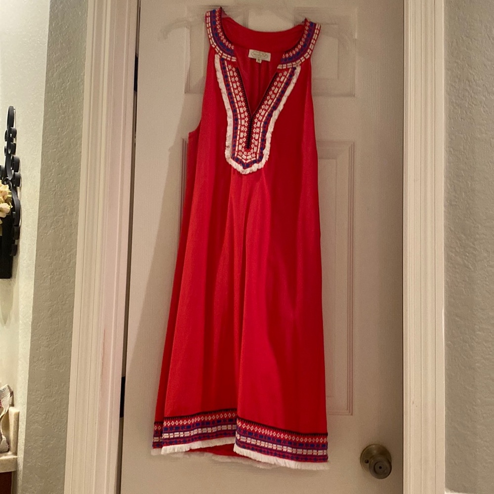 Fun casual swing dress. Mud pie brand